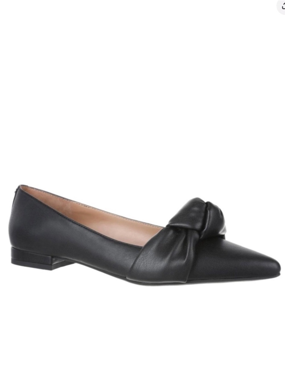 Sam & Libby Laurena Ballet Flats Vegan Black Comfort Shoes Womens Size 8